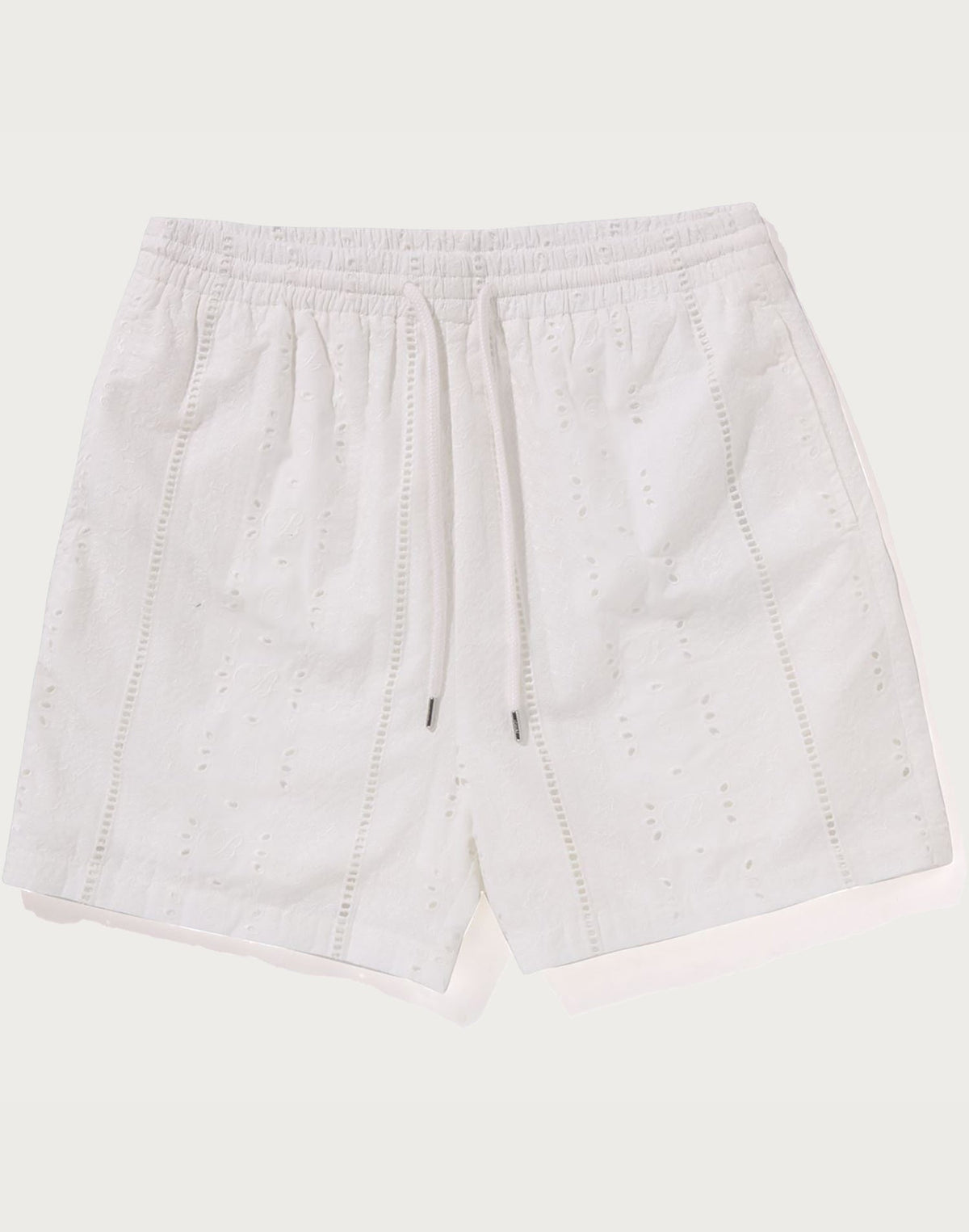 EMBROIDERY RELAXED FIT SHORTS MENS