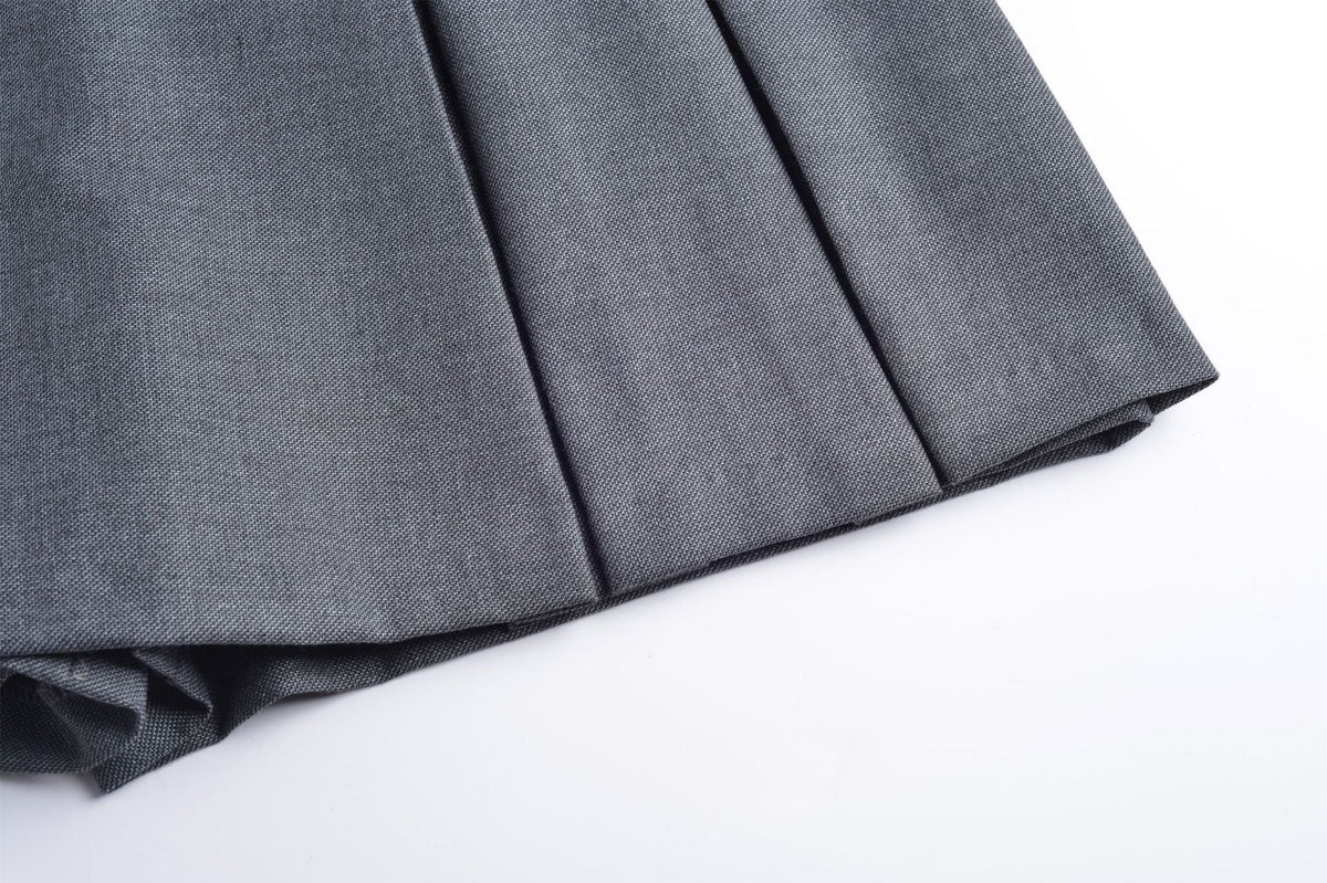 Women's High-Waist Pleated A-Line Skirt | Thom Browne