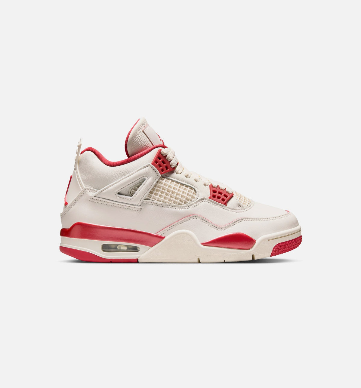Air Jordan 4 Retro Valentines Day Women's Lifestyle Shoes - Pale Ivory/Sierra Red/Tough Red