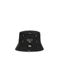 Prada Black Recycled Polyamide Bucket Hat