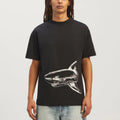 Palm Angels T-shirt Sketch Break Shark Alphabet Short Sleeve T-shirt