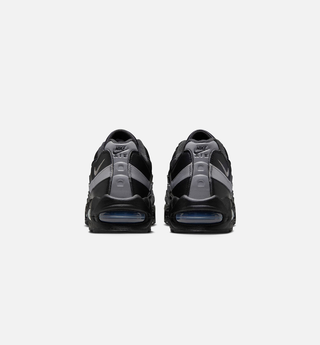 Air Max 95 Big Bubble OG Reflective Accents Men's Shoes - Black/White/Metallic Silver