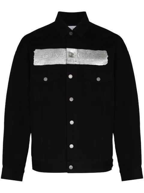 Givenchy logo-print denim jacket