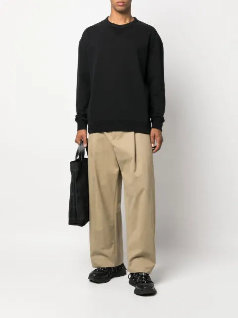 Ten C logo-patch crewneck sweatshirt