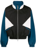 RHUDE colour-block zip-up sports jacket