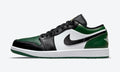 Nike Air Jordan 1 Low Green Toe Reps Sneaker 553558-371