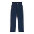 Blue Split Reversed Denim Trousers