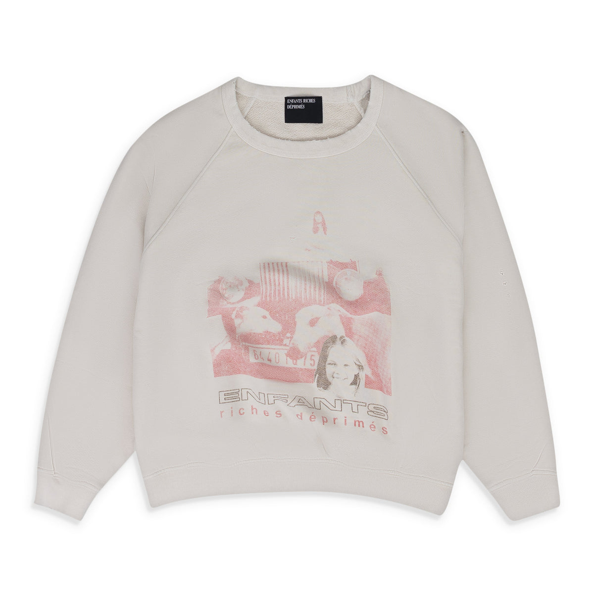 Vintage White Modular Long-Sleeve T-Shirt