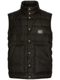 Dolce & Gabbana logo-plaque padded gilet