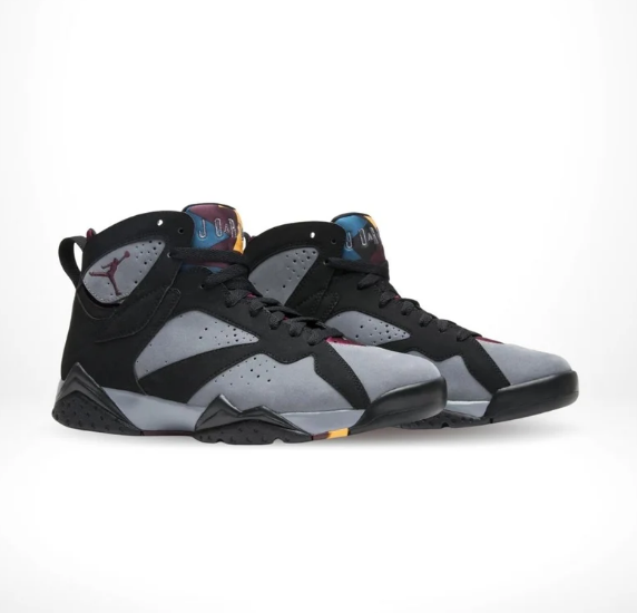 Air Jordan 7 Retro 'Bordeaux' Sneakers – Black
