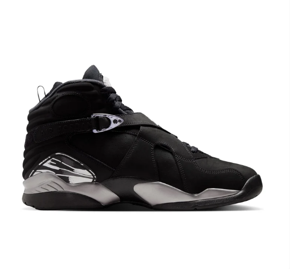 Air Jordan 8 Retro 'Black/White/LT Graphite' Sneakers