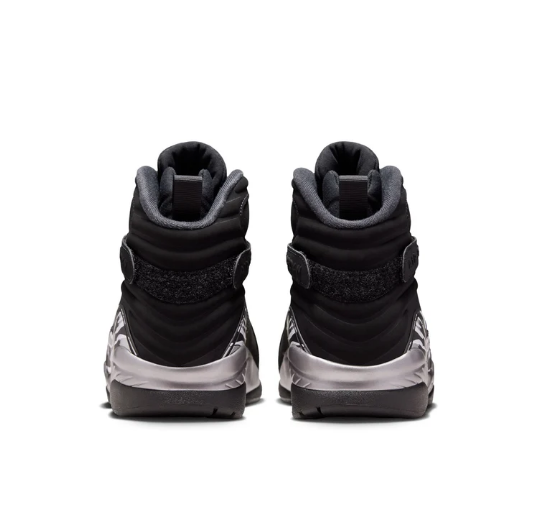 Air Jordan 8 Retro 'Black/White/LT Graphite' Sneakers