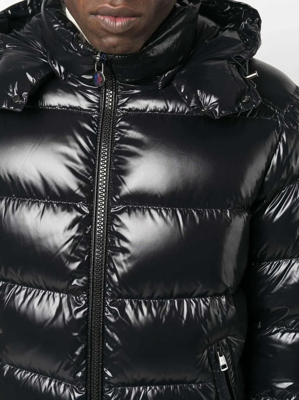 Moncler Maya Jacket in Matte Black