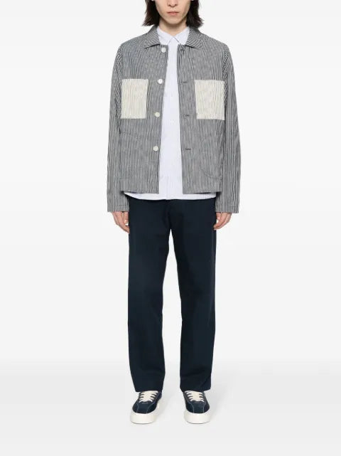 Private Stock The Musashi striped shirt jacket