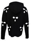 Mostly Heard Rarely Seen knitted cut-out hoodie