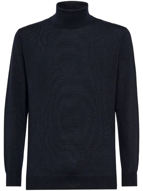 Boggi Milano merino-wool roll-neck sweater