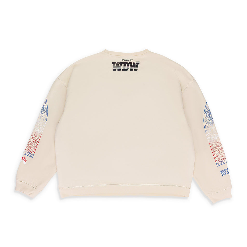 IVORY INTERTWINED WINDOWS HOODIE