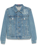Gucci lasered Double G denim jacket