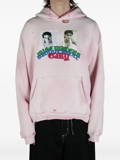 Paly graphic-print hoodie
