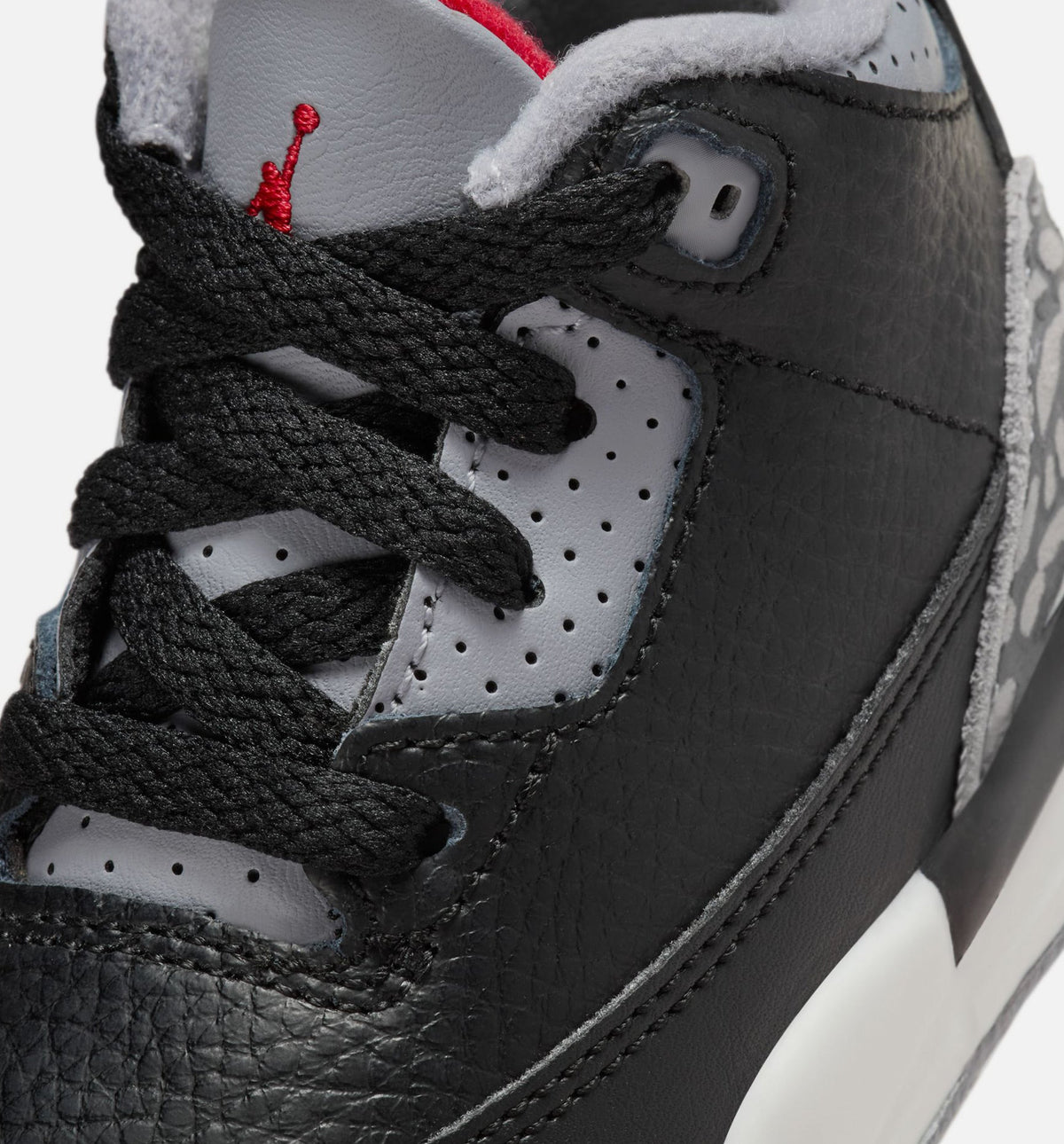 Air Jordan 3 Retro "Black Cement" Infant/Toddler Shoe – Black/Fire Red/Cement Grey/Summit White