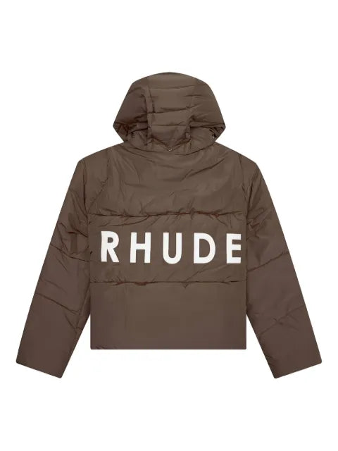 RHUDE logo puffer jacket