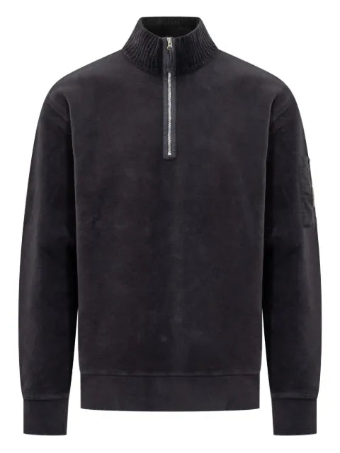 C.P. Company half-zip Lens-detail sweatshirt
