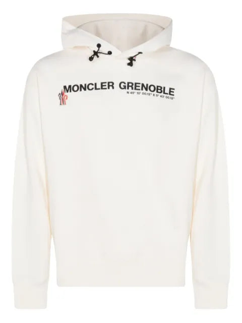 Moncler Grenoble logo-print cotton hoodie