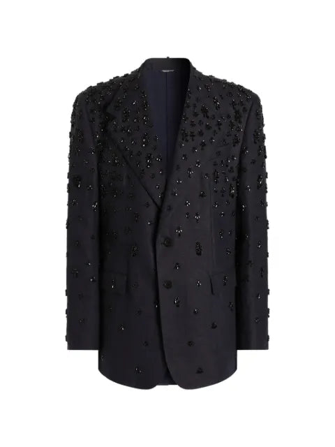 Dolce & Gabbana single-breasted embroidered jacket