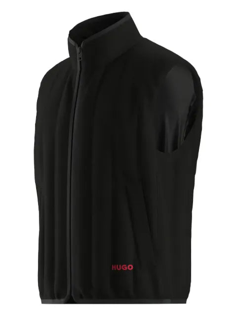 HUGO lightweight gilet with vertical quilting