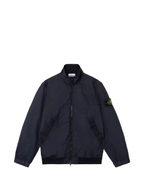 Stone Island 4100111 Crinkle Reps NY stand-collar jacket with wind resistance and anti-drop