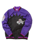 Mitchell & Ness x Toronto Raptors 75th Anniversary Warm Up appliqué jacket