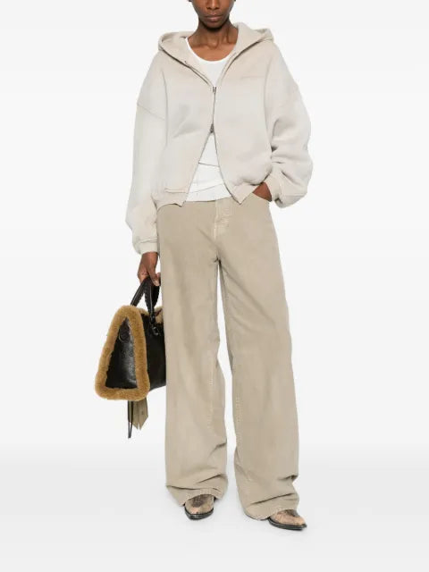Alexander Wang crystal washed Terry zip hoodie
