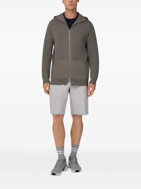 Boggi Milano full-zip jumper in technical blend