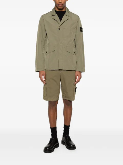 Stone Island A100001 micro twill utility blazer