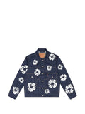 Denim Tears floral-detail denim jacket
