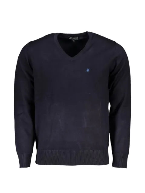 U.S. Grand V-neck embroidered sweater