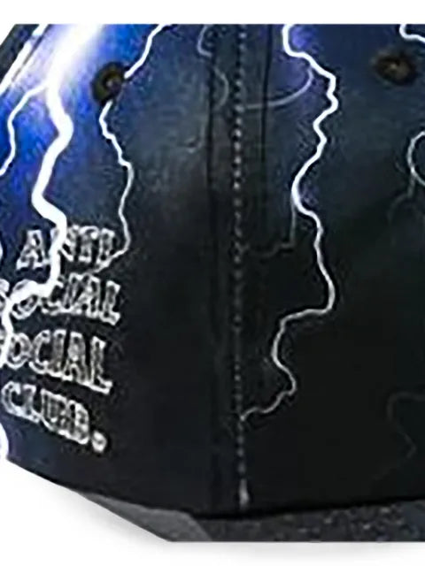 Anti Social Social Club Hydroplane lightning-print baseball cap