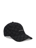 Karl Lagerfeld monogram baseball cap-Jacquard