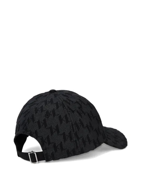 Karl Lagerfeld monogram baseball cap-Jacquard
