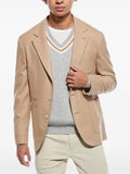 Brunello Cucinelli single-breasted notch-lapel blazer