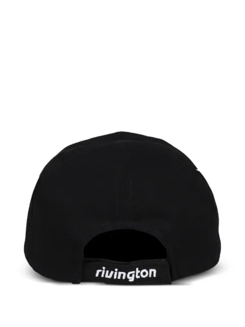 RRR123 Anti Death flame-print baseball cap