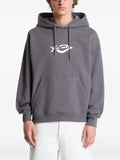 Y-3 french terry liquid logo hoodie