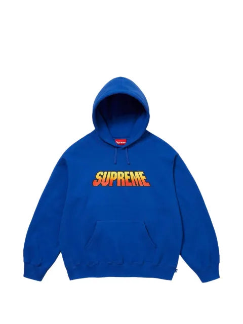 Supreme gradient logo-print hoodie