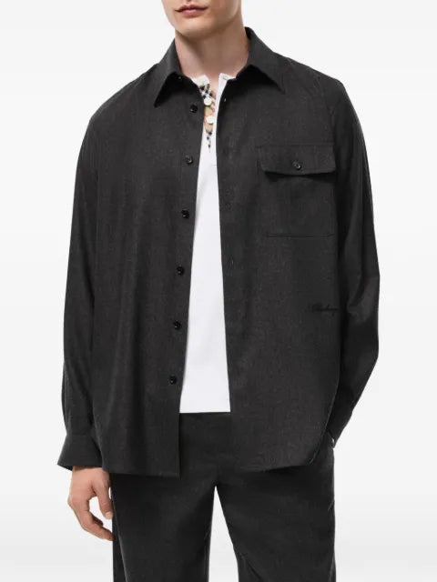 Burberry wool cashmere overshirt