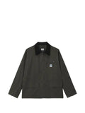 FINGERCROXX corduroy-collar patch-pocket jacket