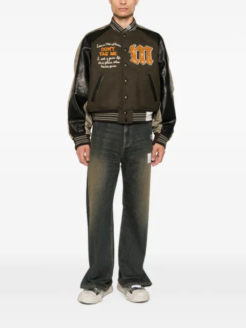 Maison MIHARA YASUHIRO embroidered panelled jacket