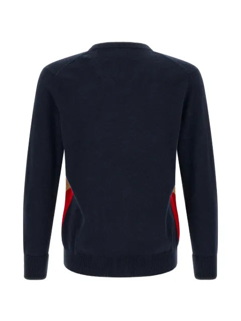 Ballantyne intarsia-knit V-neck sweater