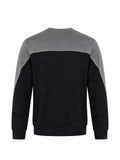 Ea7 Emporio Armani logo-print panelled sweater