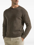 Seventy ribbed-knit crew-neck sweater
