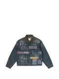 BLDG4 graphic-print denim jacket
